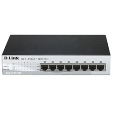 D-Link DES-1210-08P/C2A Настраиваемый L2 коммутатор с 8 портами 10/100Base-TX с поддержкой PoE 802.3af, PoE-бюджет 72 Вт
