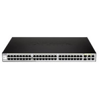 D-Link DES-1210-52/C1A Настраиваемый L2 коммутатор с 48 портами 10/100Base-TX, 2 портами 10/100/1000Base-T и 2 комбо-портами 100/1000Base-T/SFP
