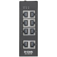 D-Link DIS-100G-8W/A1A Промышленный неуправляемый коммутатор с 8 портами 10/100/1000Base-T