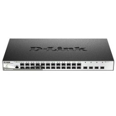 D-Link DGS-1210-28XS/ME/B1A Управляемый L2 коммутатор с 24 портами 100/1000Base-X SFP и 4 портами 10GBase-X SFP+