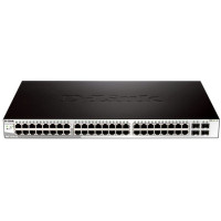 D-Link DGS-1210-52/F3A Настраиваемый L2 коммутатор с 48 портами 10/100/1000Base-T и 4 комбо-портами 100/1000Base-T/SFP