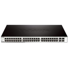 D-Link DGS-1210-52/F3A Настраиваемый L2 коммутатор с 48 портами 10/100/1000Base-T и 4 комбо-портами 100/1000Base-T/SFP