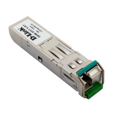 D-Link 331T/40KM/B1A WDM SFP-трансивер с 1 портом 1000Base-BX-D (Tx:1550 нм, Rx:1310 нм) для одномодового оптического кабеля (до 40 км)