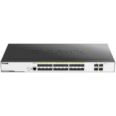 D-Link DGS-3000-28XS/B1A Управляемый L2 коммутатор с 24 портами 1000Base-X SFP и 4 портами 10GBase-X SFP+