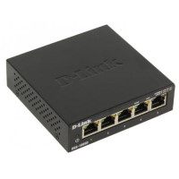 D-Link DGS-1005D/J2A Неуправляемый коммутатор с 5 портами 10/100/1000Base-T и функцией энергосбережения