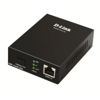 D-Link DMC-G20SC-BXU/A1A WDM медиаконвертер с 1 портом 100/1000Base-T и 1 портом 1000Base-LX с разъемом SC (Tx: 1310 мкм; Rx: 1550 мкм) для одномодового оптического кабеля (до 20 км)