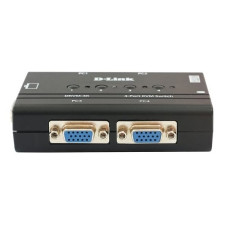 D-Link DKVM-4K/B2B 4-портовый KVM-переключатель с портами VGA и PS/2