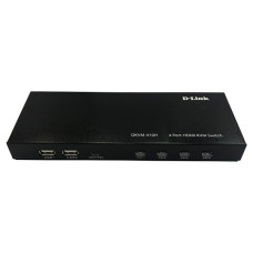 D-Link DKVM-410H/A2A 4-портовый KVM-переключатель с портами HDMI и USB