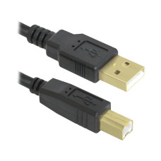 Defender USB04-10 PRO Кабель USB 2.0 для соед. 3.0м AM/BM , зол.конт, 2фер.фил. (87431)