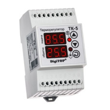 DigiTOP TK-5 Терморегулятор двухканальный на DIN-рейку, 4,5А, 0...+85С