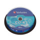 Оптический диск CDR Verbatim DL 700Mb 52x CakeBox (43437) 10шт