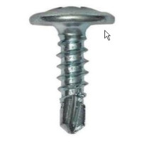 Dkc CM274032 Саморез с пресс-шайбой 4.2x32 со сверлом оцинкованный (уп. 100 шт)