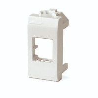 Dkc 76608B Адаптер для информационных разъемов SIEMON, белый, 1мод.