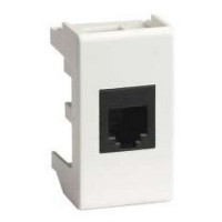 Dkc 45038 Комп.роз. RJ45 кат.5e, 8P8C, Viva, белая, 1мод
