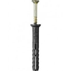 STAYER Master Дюбель-гвоздь полипропиленовый, потайный бортик, 6 x 40 мм, 125 шт, [30645-06-040]