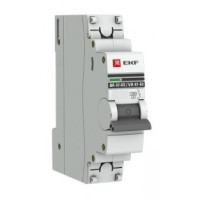 EKF mcb4763-1-10B-pro Автоматический выключатель 1P 10А (B) 4,5kA ВА 47-63 EKF PROxima
