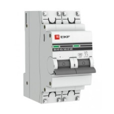 EKF mcb4763-2-40B-pro Автоматический выключатель 2P 40А (В) 4,5kA ВА 47-63 EKF PROxima