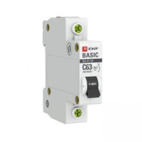 EKF mcb4729-1-25C Автоматический выключатель 1P 25А (C) 4,5кА ВА 47-29 EKF Basic