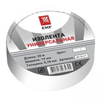 EKF plc-iz-b-w Изолента класс В (общего применения) (0,13х15мм) (20м.) белая EKF PROxima