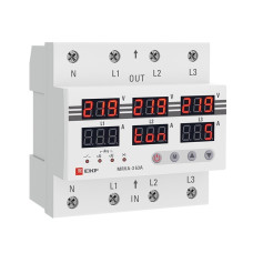 EKF MRVA-3-63A Трехфазное реле напряжения и тока с дисп. MRVA-3 63A