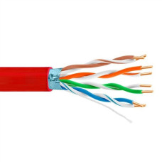 5bites FS5525-305B-LSZH FTP / SOLID / 5E / 24AWG / COPPER / PVC / LSZH / RED / 305M