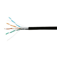 SkyNet Кабель FTP outdoor 4x2x0,51, медный, FLUKE TEST, кат.5e, однож., 100 м, box, черный [CSP-FTP-4-CU-OUT/100]