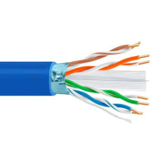 5bites FS6575-305A-BL Кабель FTP / SOLID / 6CAT / 23AWG / CCA / PVC / BLUE / 305M