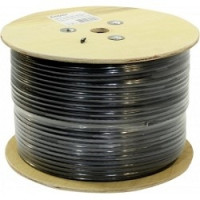 Exegate EX256750RUS Кабель FTP 4 пары кат.5e Exegate 100% медь,24AWG, экран, внешн. прокладка, без троса, бухта 305м, черн., PE