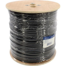5bites FS5525-305BPE-M FTP/SOLID/5E/24AWG/COPPER/PE/BLACK/OUTDOOR/MSGR/DRUM/305M