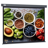 Экран Cactus Wallscreen CS-PSW-150X150-SG, 150х150 см, 1:1, настенно-потолочный серый