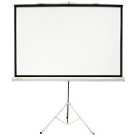 Экран Cactus Triscreen CS-PST-104x186 104.4 x 186см 1:1 напольный рулонный белый