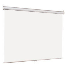 Lumien Eco Picture [LEP-100106] Настенный экран 127х127см (рабочая область 121х121 см) Matte White восьмигранный корпус, возможность потолочн./настенного крепления, уровень в комплекте, 1:1 (треуголь