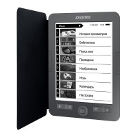 Digma M1 6" E-ink HD 758x1024 600MHz 128Mb/4Gb/SD/microSDHC темно-серый (в компл.: (1564397)