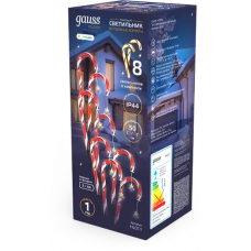 Ёлочная гирлянда Gauss Holiday Волшебные конфеты IP44 мультицвет LED