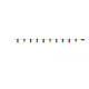 Ёлочная гирлянда Gauss Holiday Белт Лайт 10 ламп, 7,7 м, мультицвет HL060