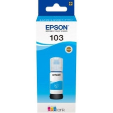 EPSON C13T00S24A Контейнер 103 с голубыми чернилами для L1110/L3100/3101/3110/3150/3151, 65 мл.(cons ink)