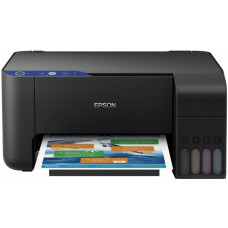 Epson L3101 (C11CG88402/C11CG88512) { А4, 33 стр/мин, СНПЧ, USB} (Бумага + Чёрный картридж + USB кабель)