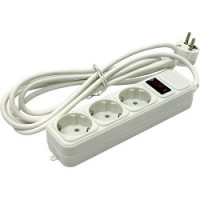 Exegate EX221184RUS Сетевой фильтр Exegate SP-3-5W (3 розетки, 5м, евровилка, белый)