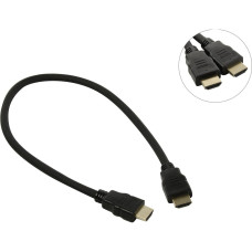 Exegate EX287728RUS Кабель HDMI ExeGate EX-CC-HDMI2-0.5 (19M/19M, 0,5м, v2.0, 4K UHD, Ethernet, позолоченные контакты)