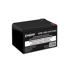 Exegate EX282966RUS Аккумуляторная батарея DTM 1209 (12V 9Ah, клеммы F2)