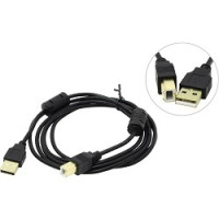 Exegate EX138946RUS Кабель USB 2.0 A->B 1.8м Exegate 2 фильтра, позолоченные контакты