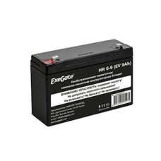Exegate EX282953RUS Аккумуляторная батарея HR 6-9 (6V 9Ah 634W, клеммы F2)