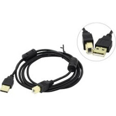 Exegate EX138947RUS Кабель USB 2.0 A->B 3м Exegate 2 фильтра, позолоченные контакты
