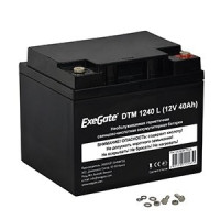 Exegate EX282977RUS Аккумуляторная батарея DTM 1240 L (12V 40Ah, под болт М5)