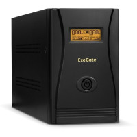 Exegate EX292636RUS ИБП ExeGate SpecialPro Smart LLB-3000.LCD.AVR.3SH.2C13.RJ.USB <3000VA/1800W, LCD, AVR,3*Schuko+2*C13,RJ45/11,USB, металлический корпус, Black>