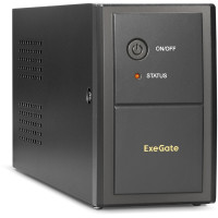 Exegate EP285475RUS ИБП ExeGate Power Back BNB-850.LED.AVR.EURO.RJ <850VA/480W, LED, AVR,2 евророзетки, RJ45/11, Black>