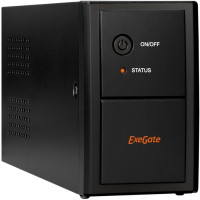 Exegate EP285604RUS ИБП ExeGate SpecialPro UNB-800.LED.AVR.EURO <800VA/480W, LED, AVR, 2 евророзетки, Black>