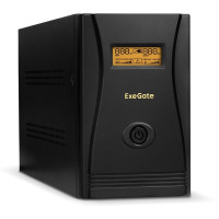 Exegate EP285494RUS ИБП ExeGate SpecialPro Smart LLB-1200.LCD.AVR.EURO.RJ.USB <1200VA/750W, LCD, AVR, 4 евророзетки, RJ45/11, USB, Black>