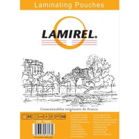 Пленка для ламинирования Lamirel, А4, 125мкм, 100 шт.