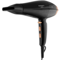 KRAFT KF-HD2210ADBL Фен, 2200Вт, черный/коричневый